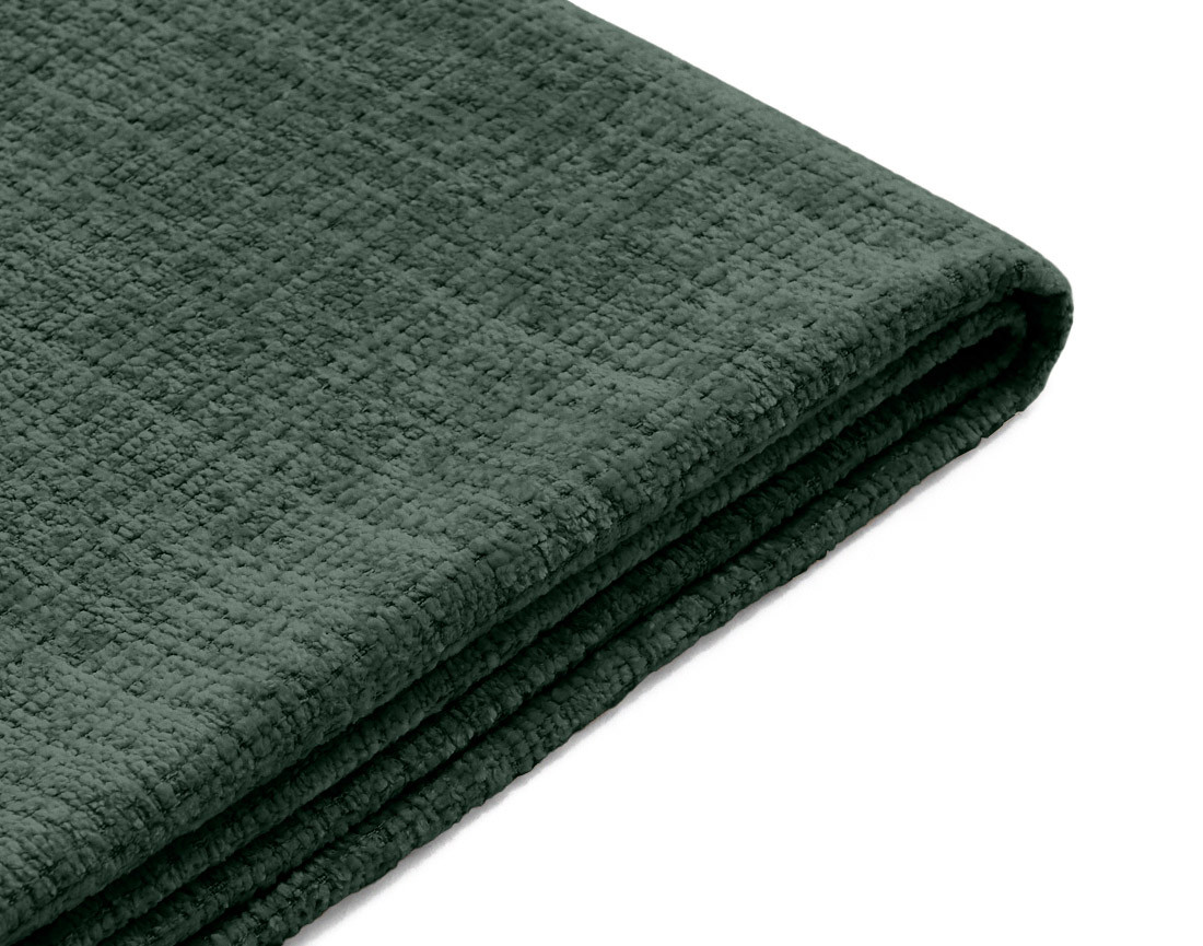 Housse en velours texturé pour canapé d'angle réversible 4 places