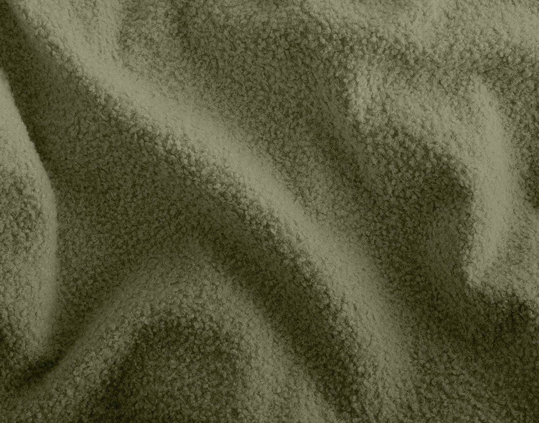 Housse en tissu bouclette pour canapé d'angle réversible 4 places Topaze