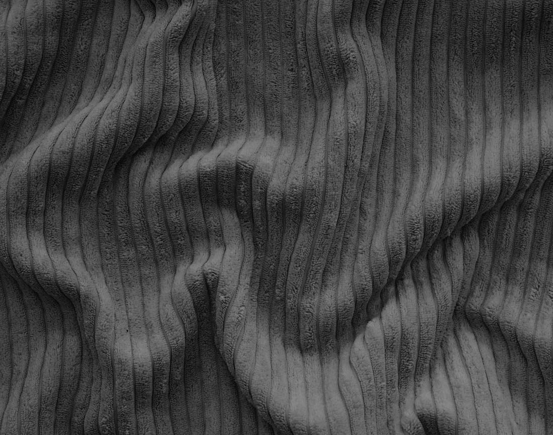 Housse en velours côtelé pour canapé d'angle réversible 4 places Topaze