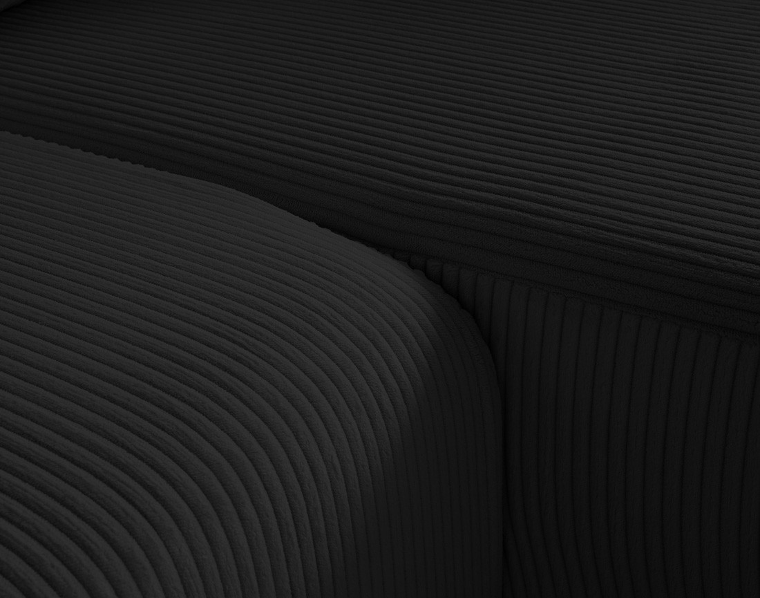 Canapé d'angle déhoussable réversible 4 places en velours côtelé Topaze Canapé d'angle déhoussable réversible 4 places en velours côtelé Topaze