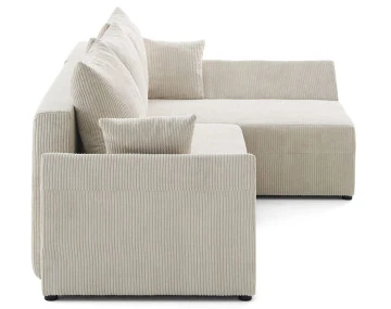 Canapé d'angle réversible 4 places convertible Mike - Best Mobilier