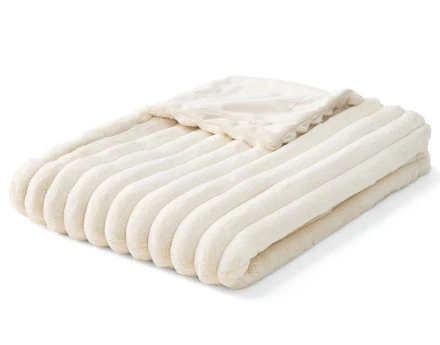 Plaid 100x140 cm en fausse...