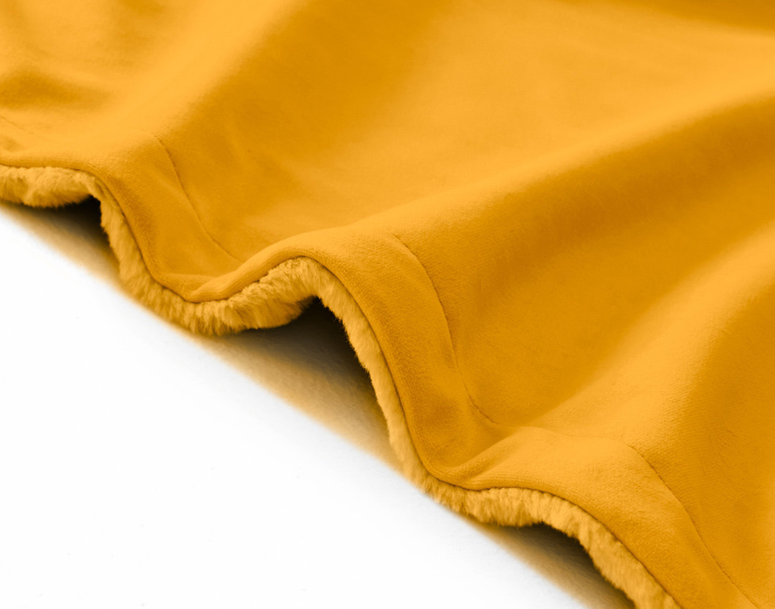 Plaid 200x140 cm en fausse fourrure et velours Venus