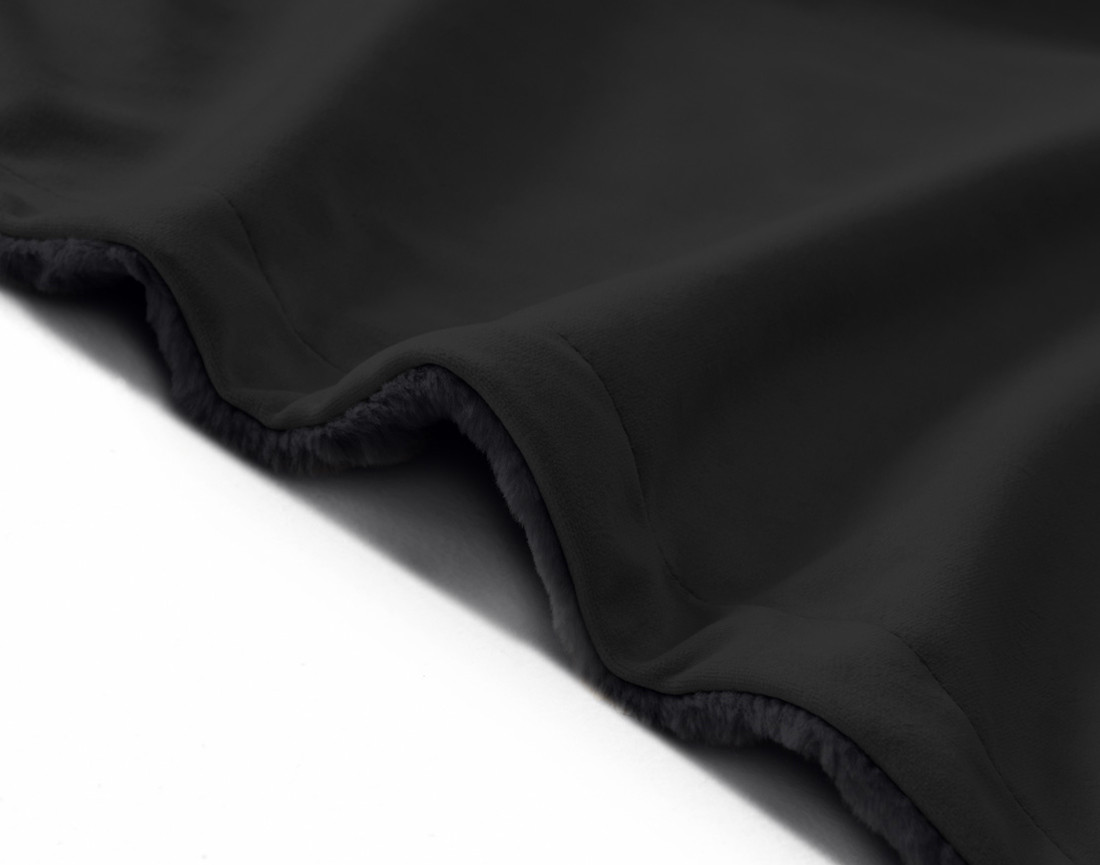 Plaid 200x140 cm en fausse fourrure et velours Venus