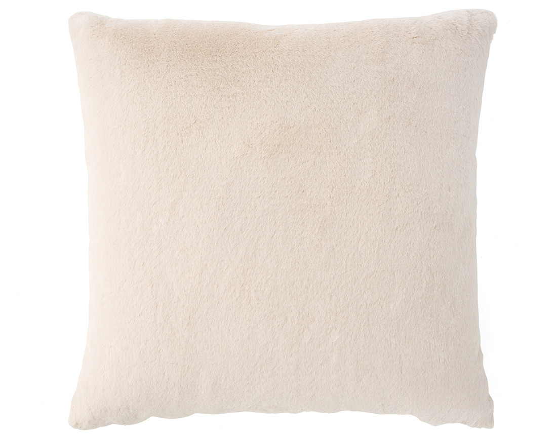 Coussin en fausse fourrure 60x60 cm Oscar