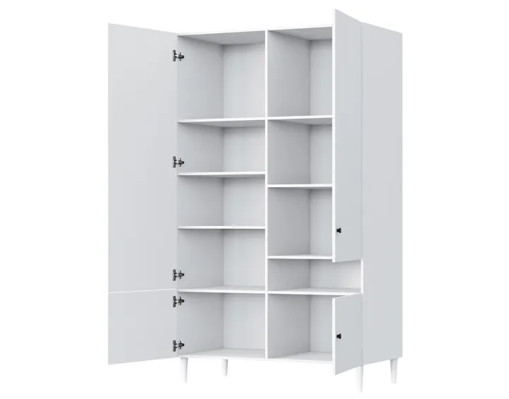 Armoire blanc 120x200 cm Gaby