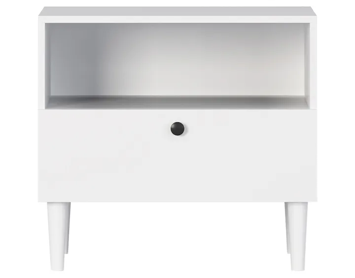 Table de chevet blanc 60 cm Gaby