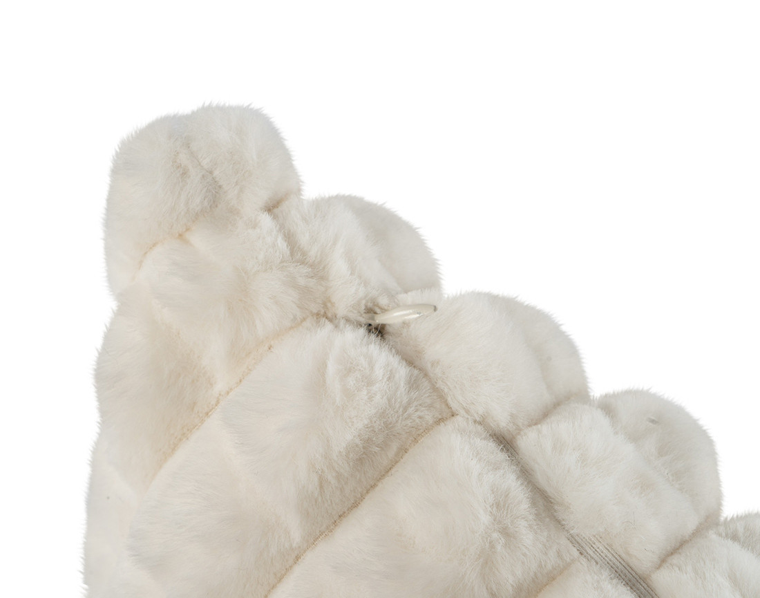 Coussin en fausse fourrure 45x45 cm Sweety