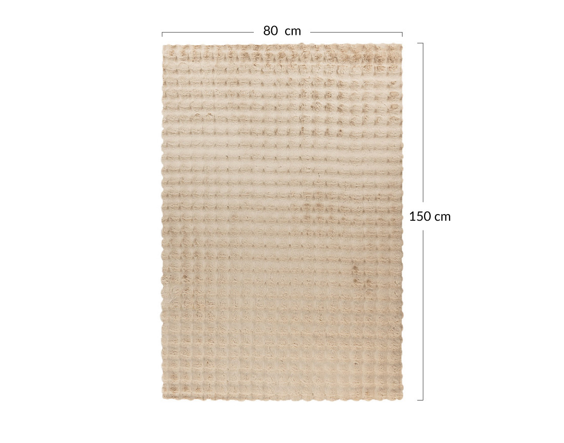 Tapis 80x150 cm en fausse fourrure Sweety