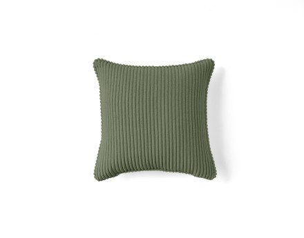 Coussin en velours côtelé...