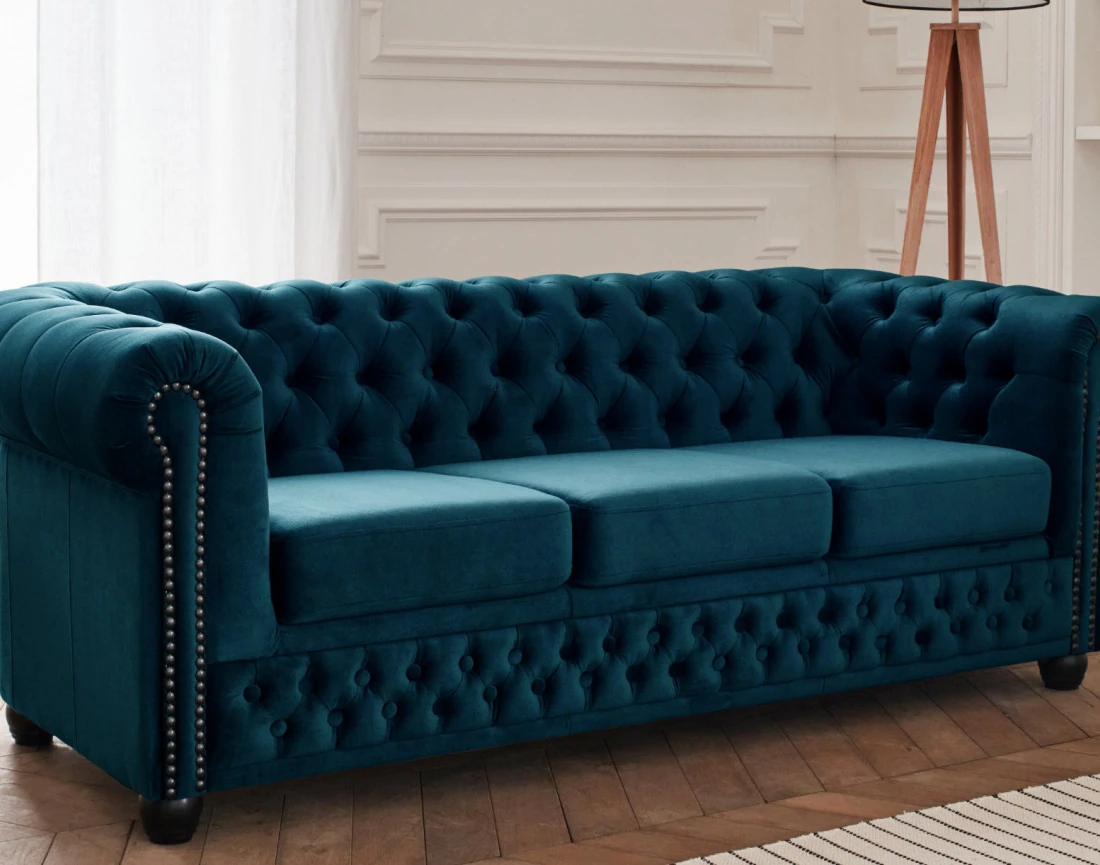 Canapé Chesterfield 3...