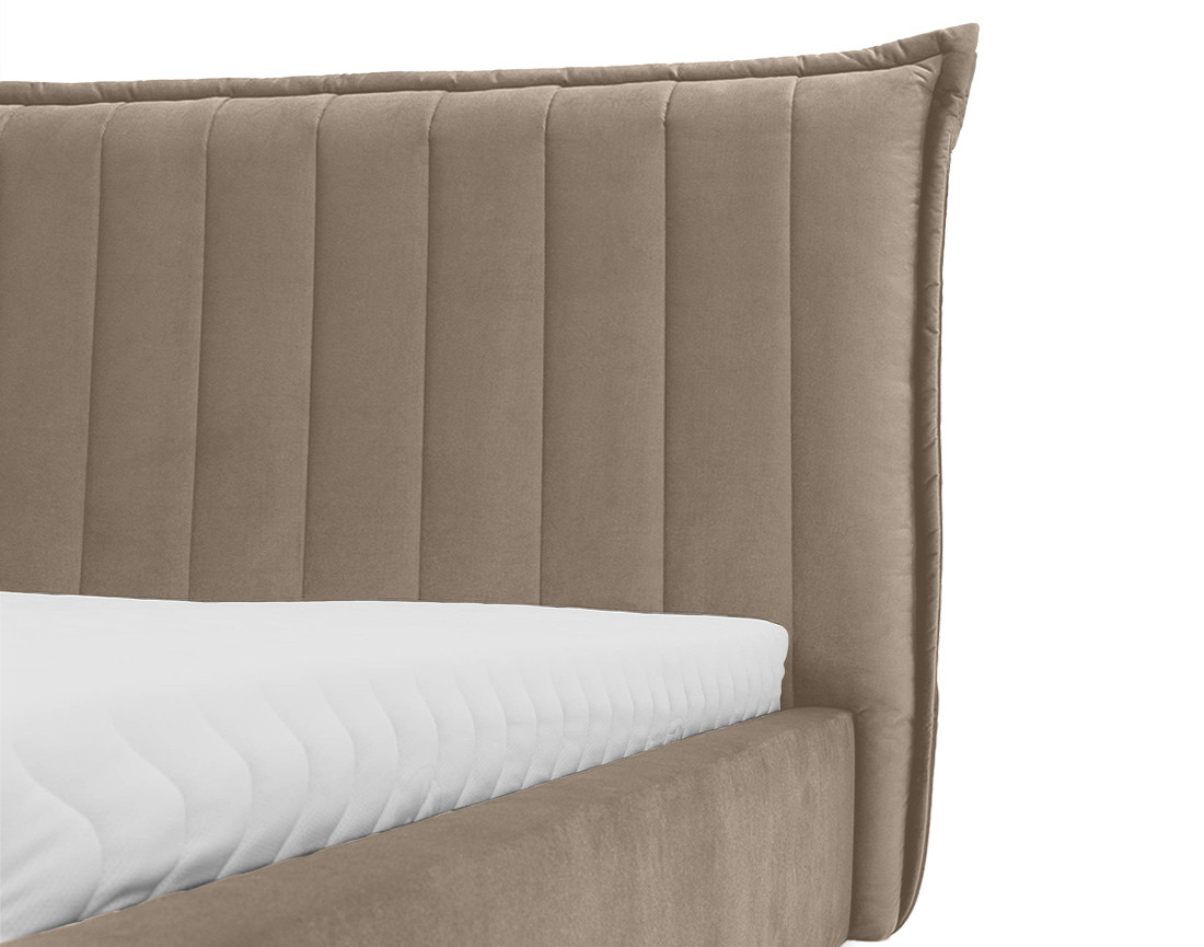 Lit coffre 160x200 cm en velours Esmee
