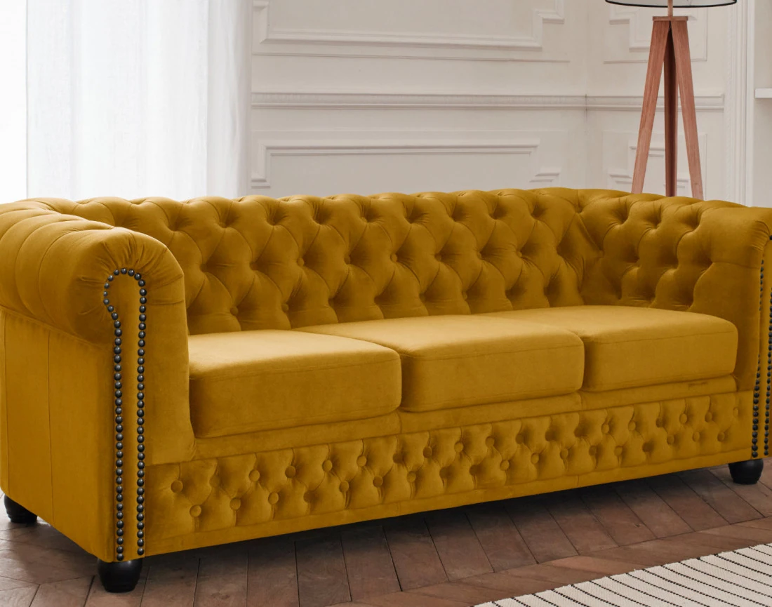 Canapé Chesterfield 3...