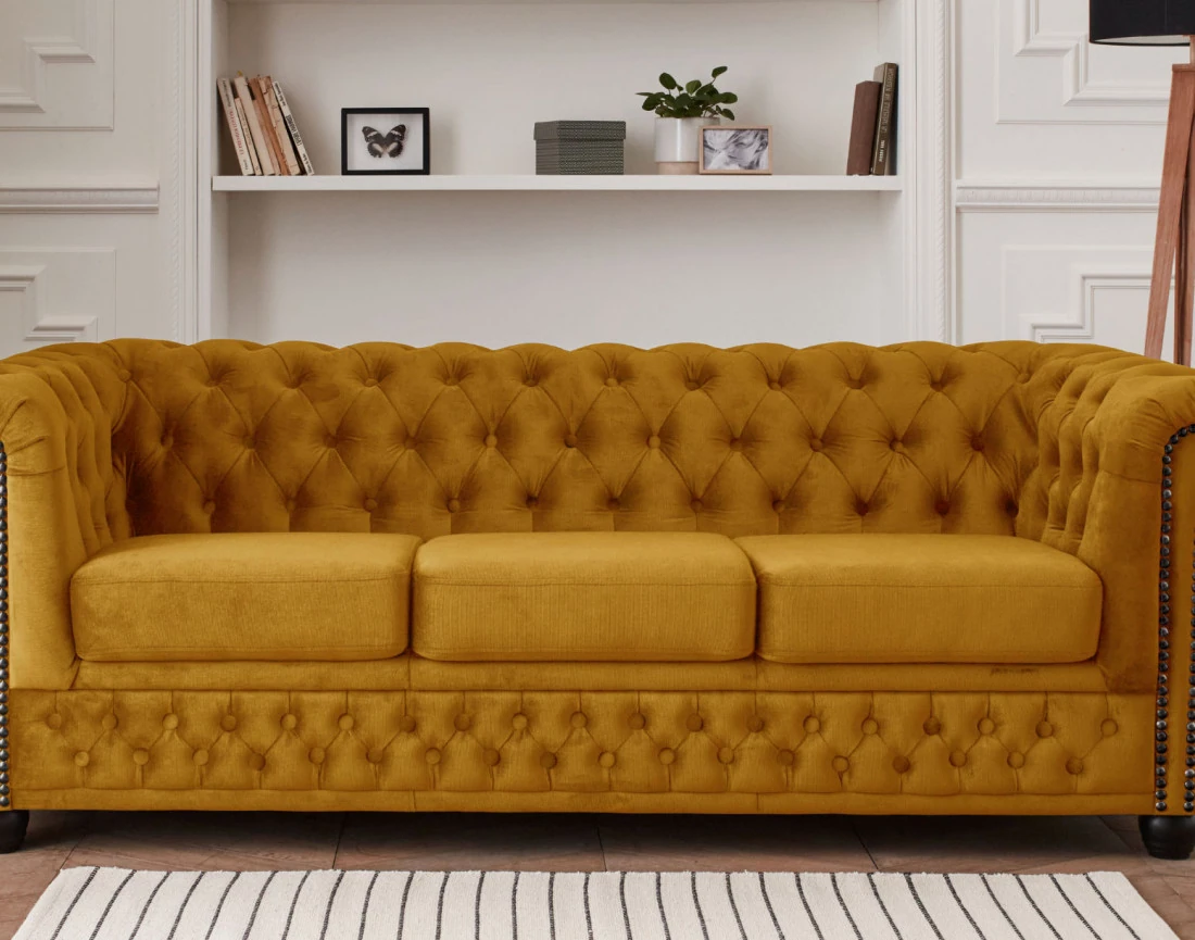 Canapé Chesterfield 3...