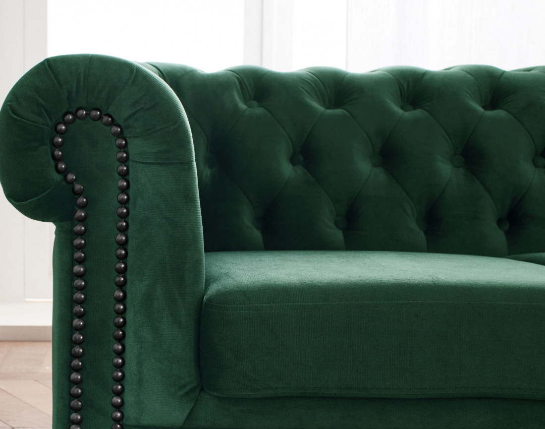 Canapé Chesterfield 3 places en velours William