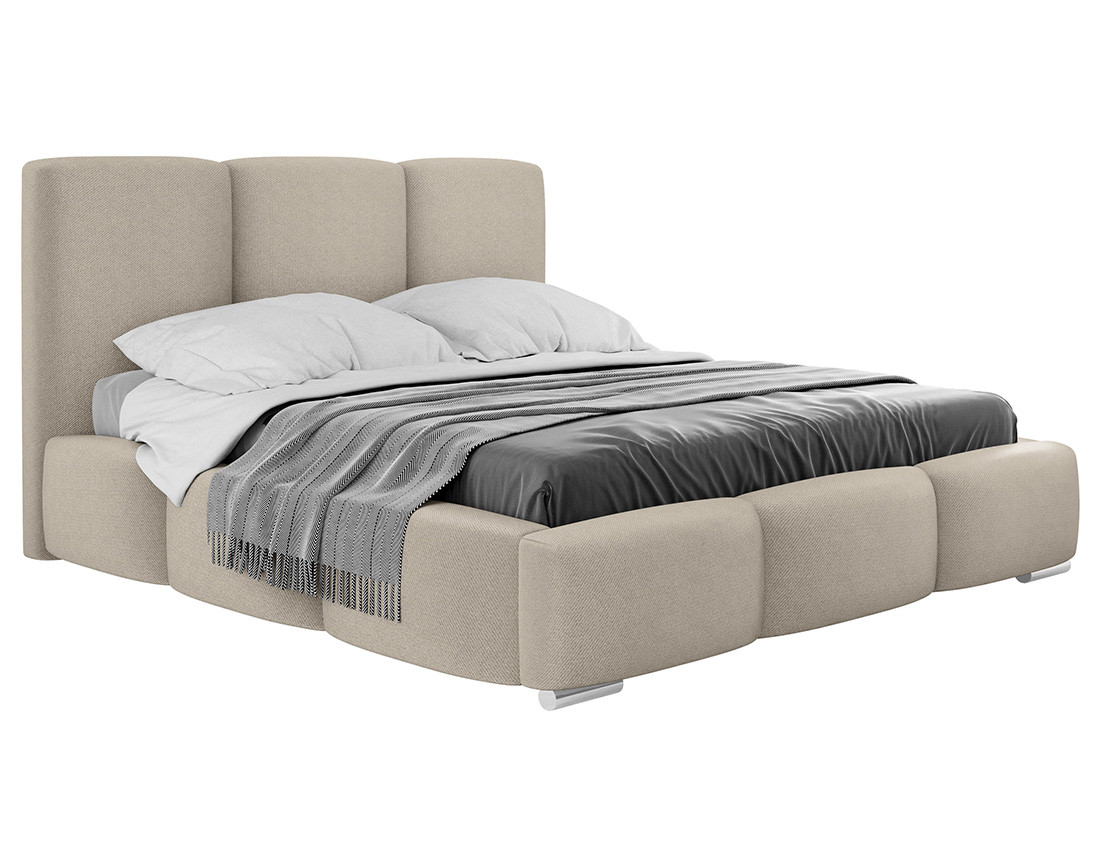Lit coffre 180x200 cm en velours Noa