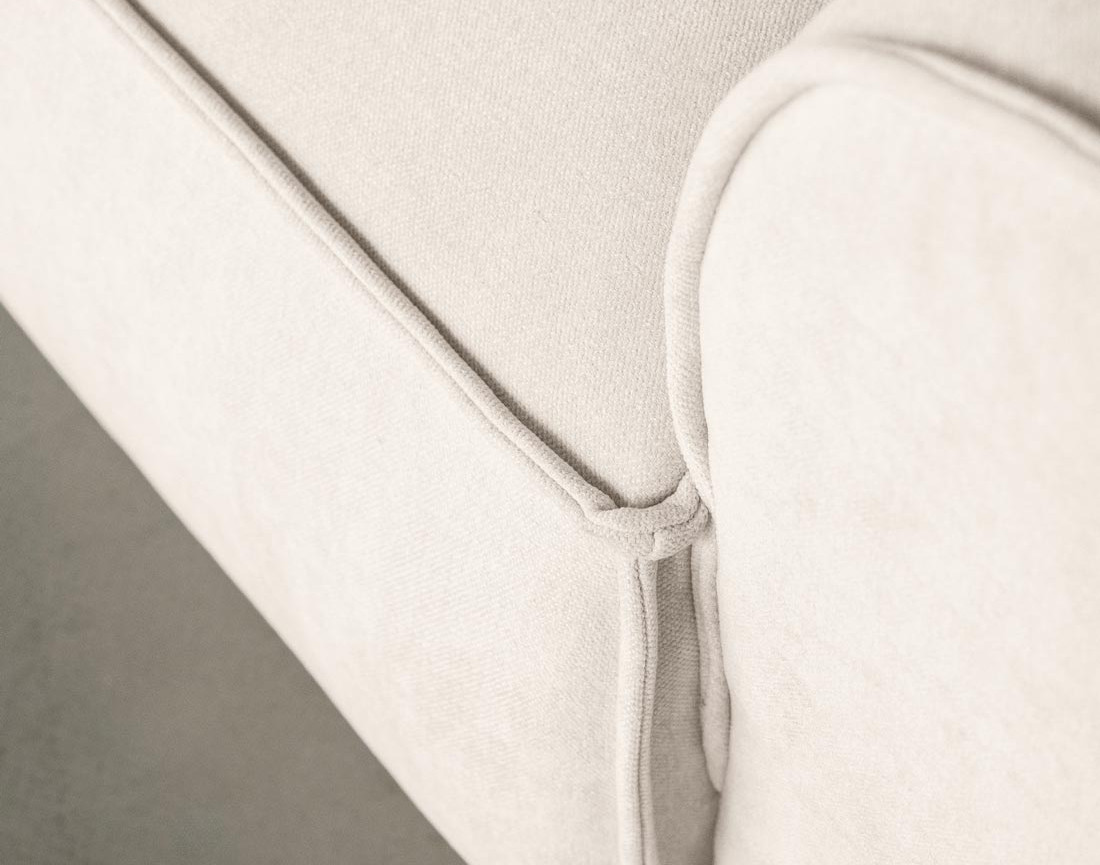 Module d'assise droit en tissu texturé Felix