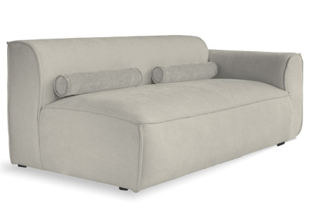 Module d'assise droit en tissu texturé Felix