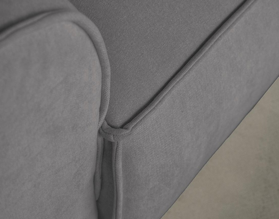 Module d'assise gauche en tissu texturé Felix