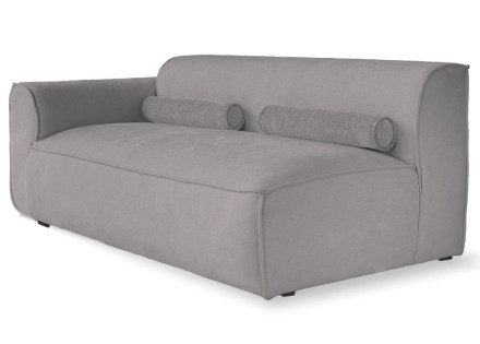 Module d'assise gauche en tissu texturé Felix
