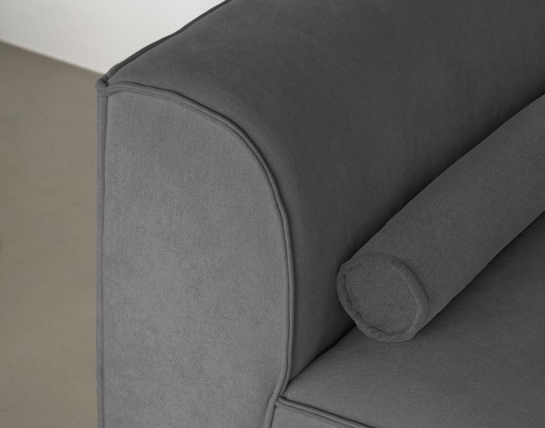 Module d'assise gauche en tissu texturé Felix