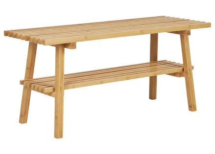 Banc avec rangement bambou naturel 70 cm Saona