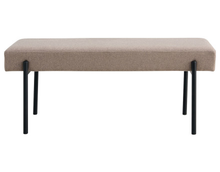 Banc en tissu bouclette 100 cm Romeo