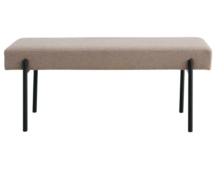 Banc en tissu bouclette 100 cm Romeo