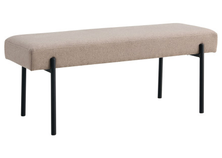 Banc en tissu bouclette 100 cm Romeo