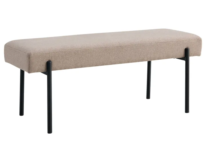 Banc en tissu bouclette 100 cm Romeo