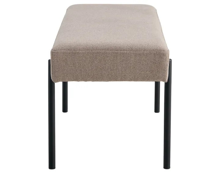 Banc en tissu bouclette 100 cm Romeo