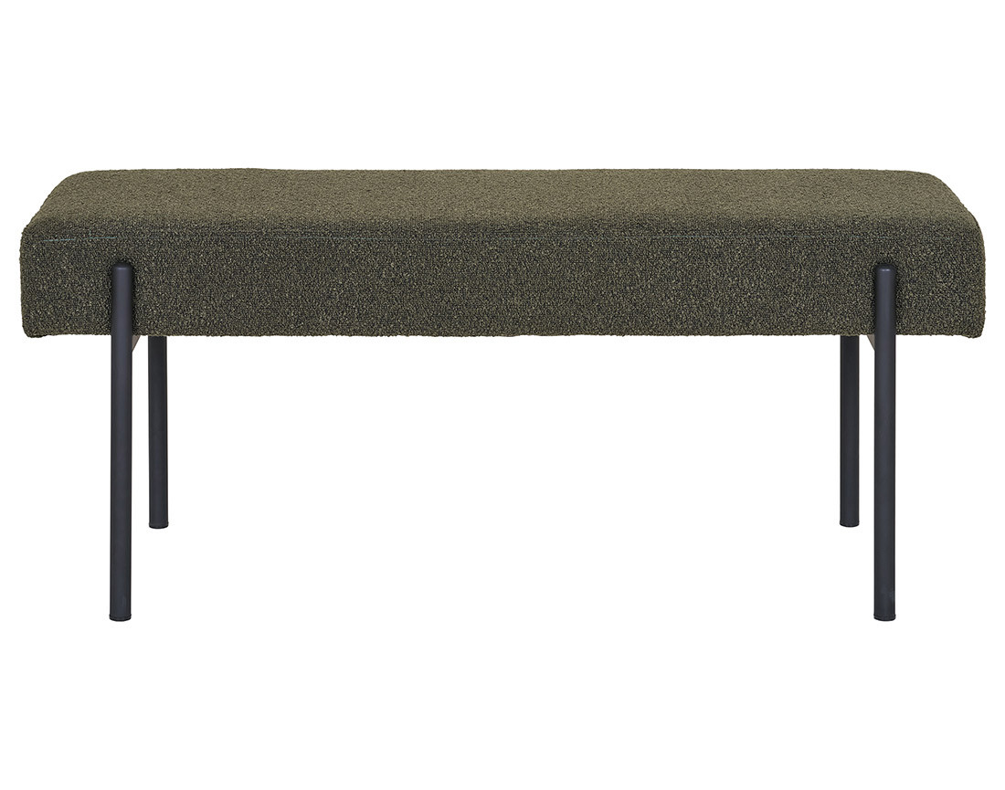 Banc en tissu bouclette 100 cm Romeo