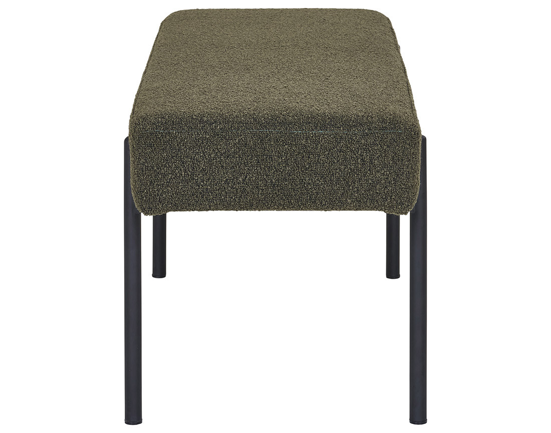 Banc en tissu bouclette 100 cm Romeo