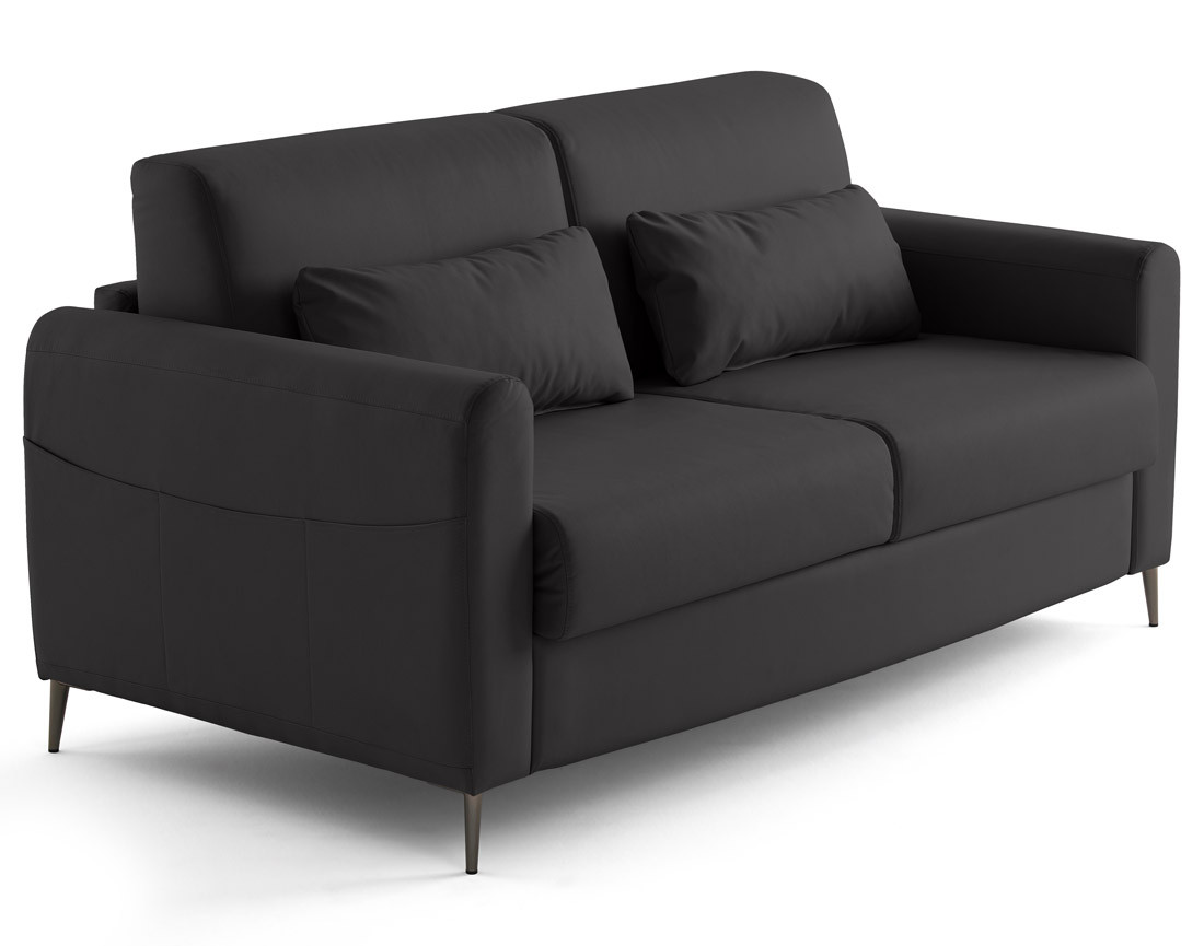Canapé OWEN 3 places convertible express quotidien en simili | Best Mobilier
