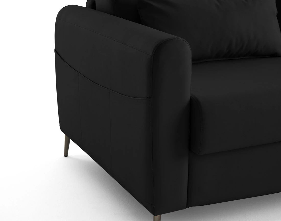 Canapé 3 places convertible express quotidien en simili Owen