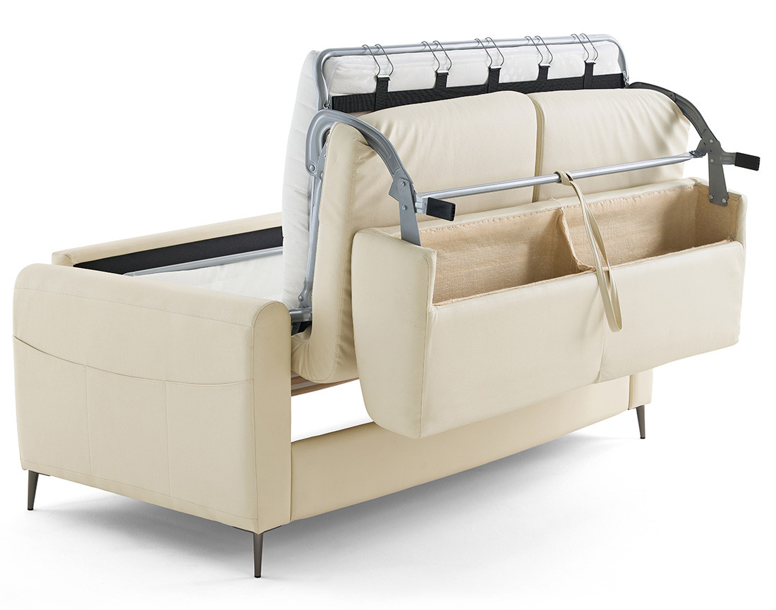 Canapé OWEN 3 places convertible express quotidien en simili | Best Mobilier