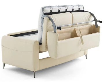 Canapé OWEN 3 places convertible express quotidien en simili | Best Mobilier