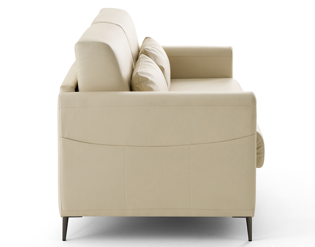 Canapé OWEN 3 places convertible express quotidien en simili | Best Mobilier