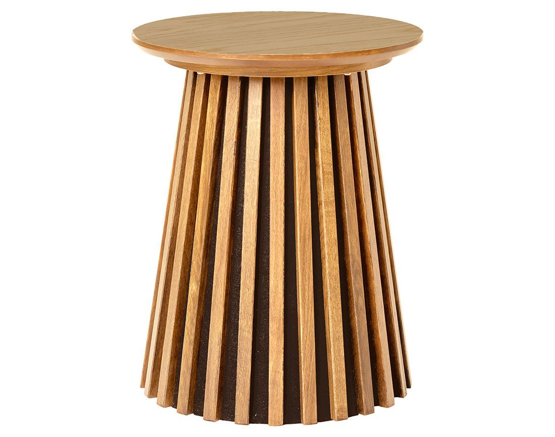 Bout de canapé en chêne 50 cm Kala