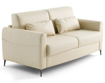Canapé OWEN 3 places convertible express quotidien en simili | Best Mobilier