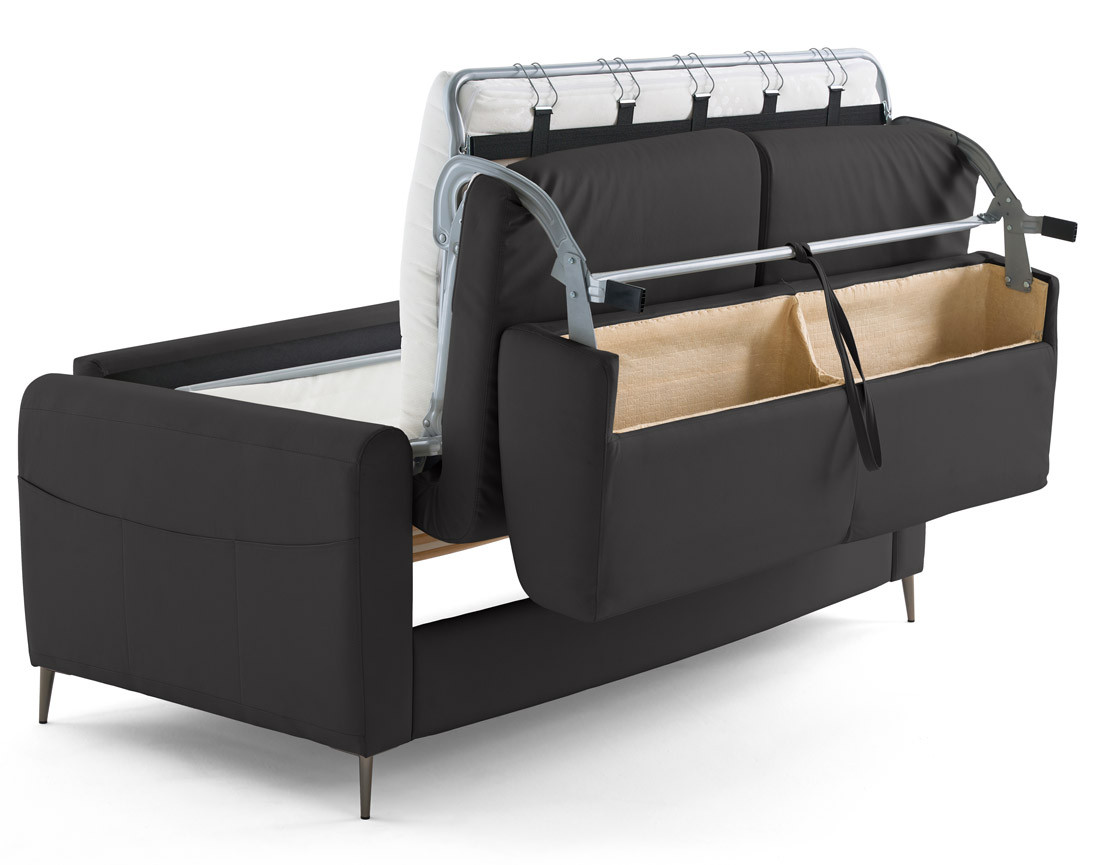 Canapé OWEN 3 places convertible express quotidien en simili | Best Mobilier