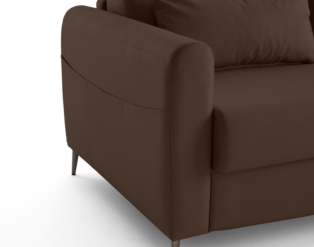 Canapé OWEN 3 places convertible express quotidien en simili | Best Mobilier