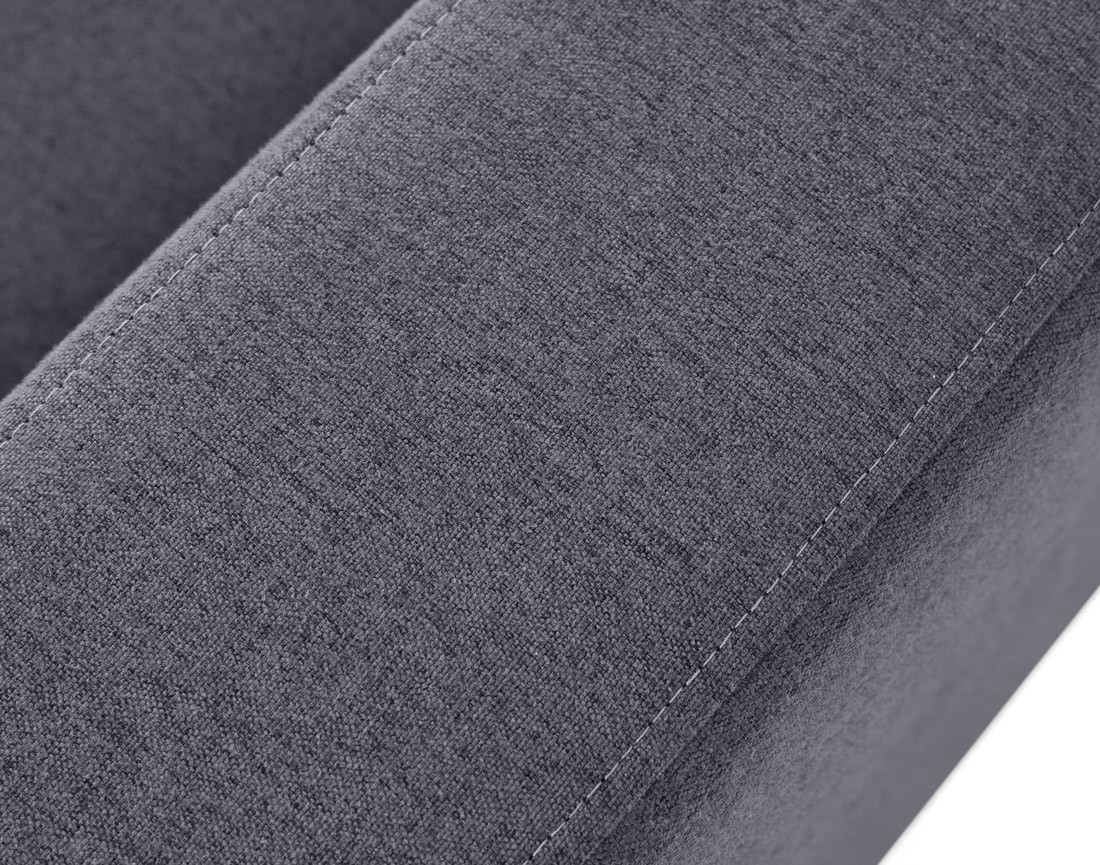 Canapé d'angle réversible 4 places avec têtières amovible en tissu Barrie Canapé d'angle réversible 4 places avec têtières amovible en tissu Barrie