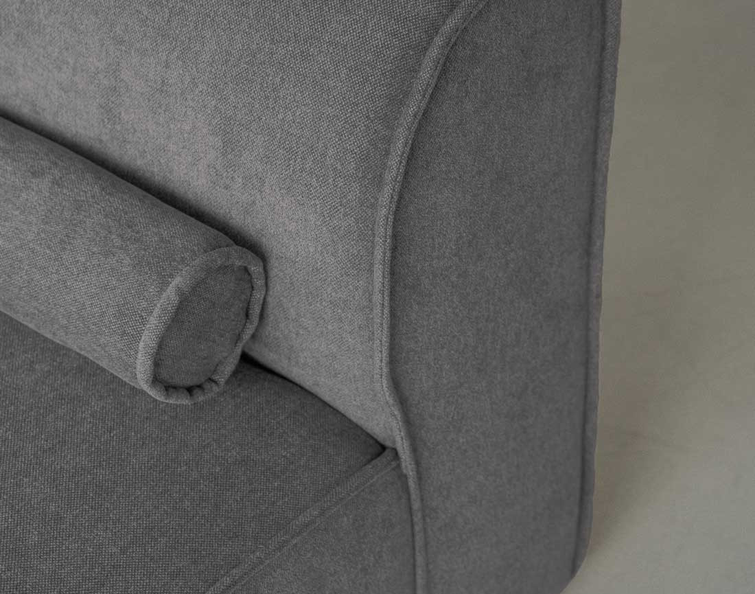 Module d'assise gauche en tissu texturé Felix