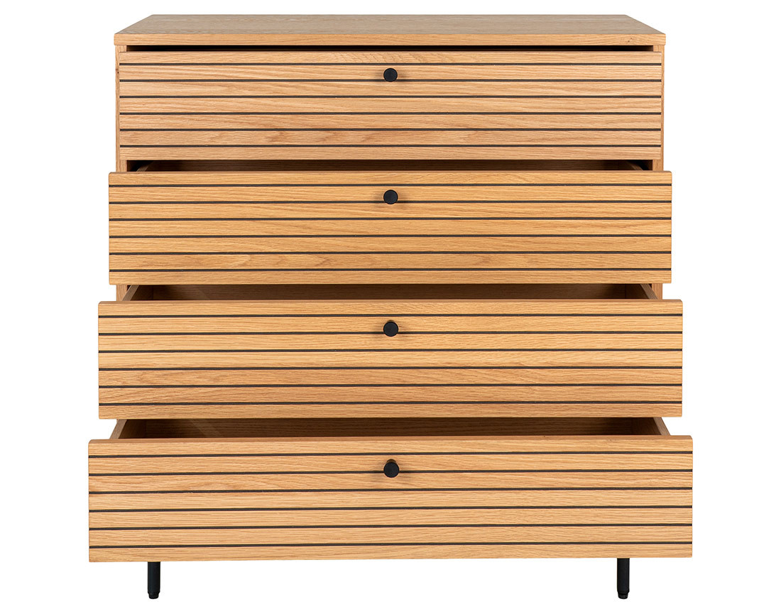 Commode en chêne 80x85 cm Tolga