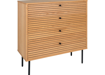 Commode en chêne 80x85 cm Tolga