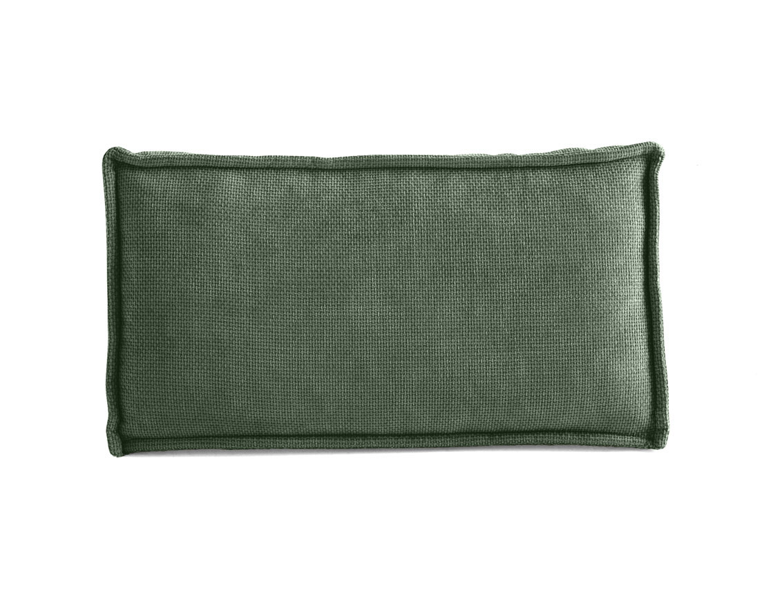 Lot de deux coussins de dossier en velours texturé Marisol