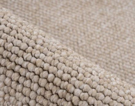 Tapis rectangulaire uni taupe Elma