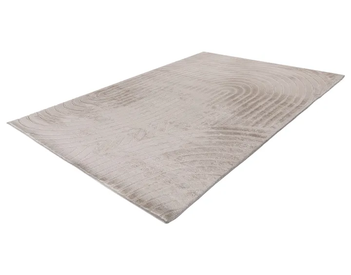 Tapis rectangulaire motif abstrait taupe Lovely