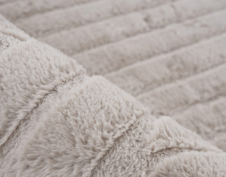 Tapis rectangulaire motif abstrait taupe Lovely